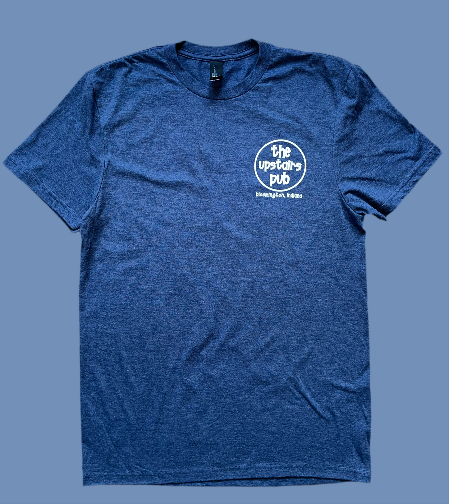 Upstairs Pub Logo - Heather Navy