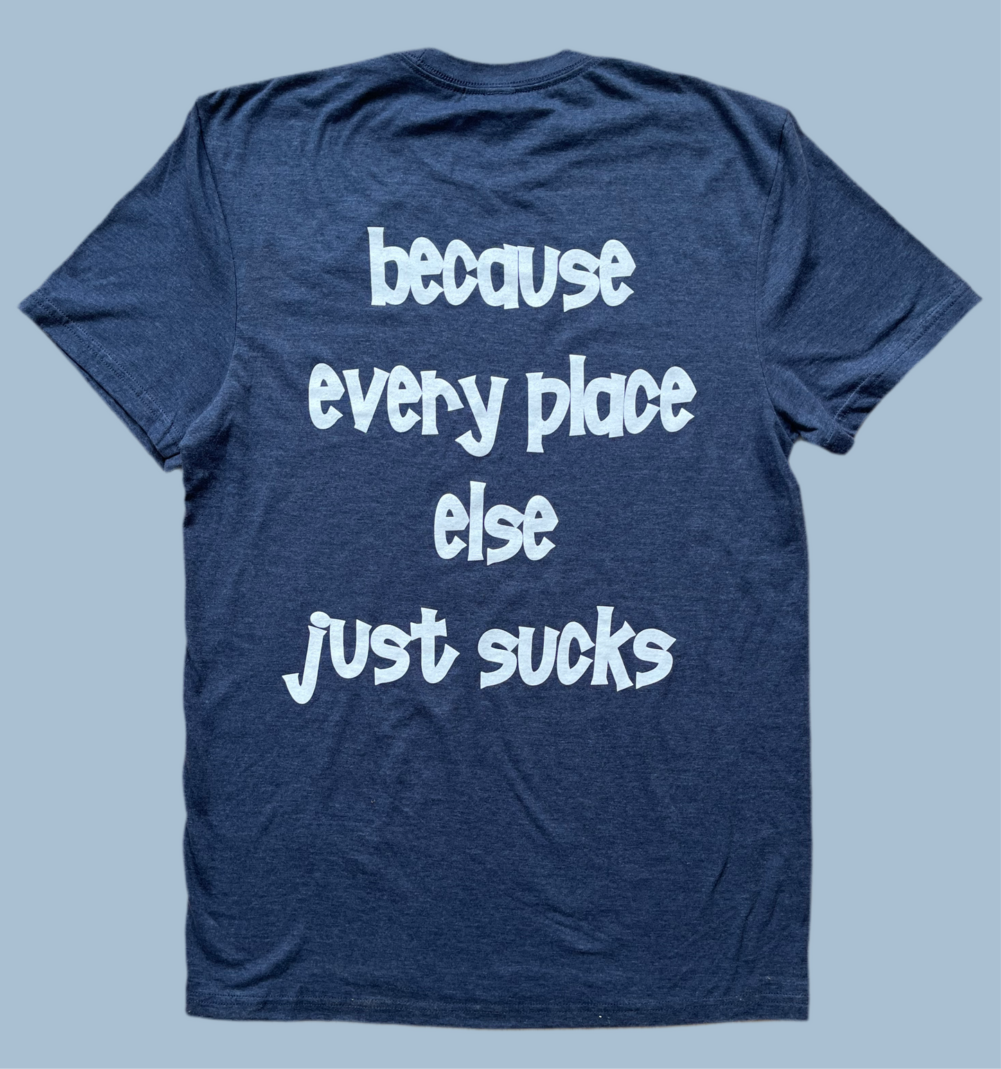Upstairs Pub Logo - Heather Navy