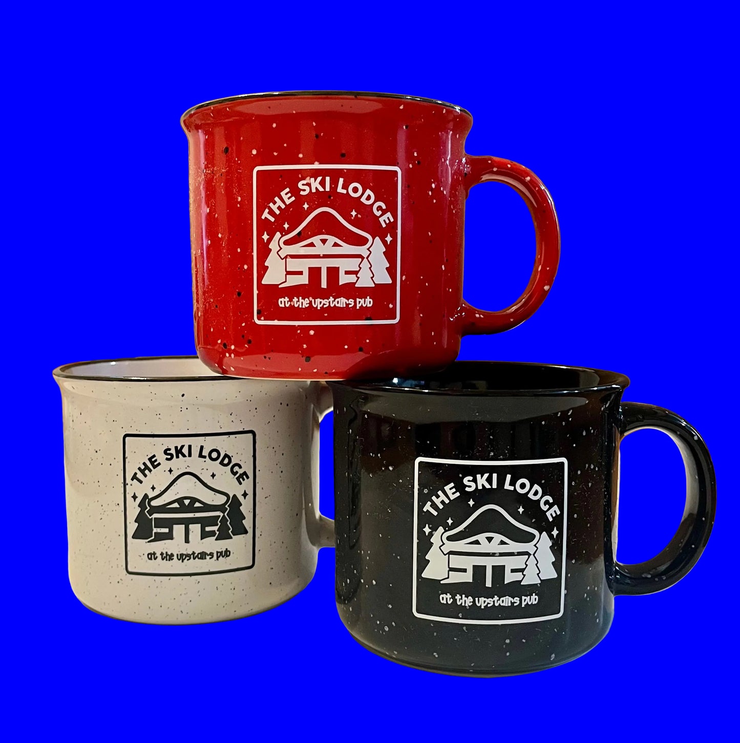Ski Lodge Mug Set