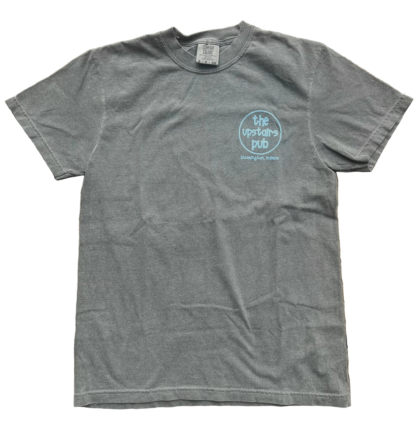 Upstairs Pub Logo - Grey