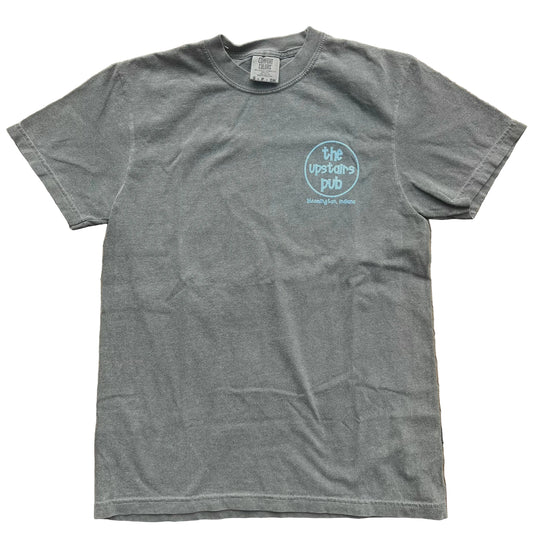 Upstairs Pub Logo - Grey