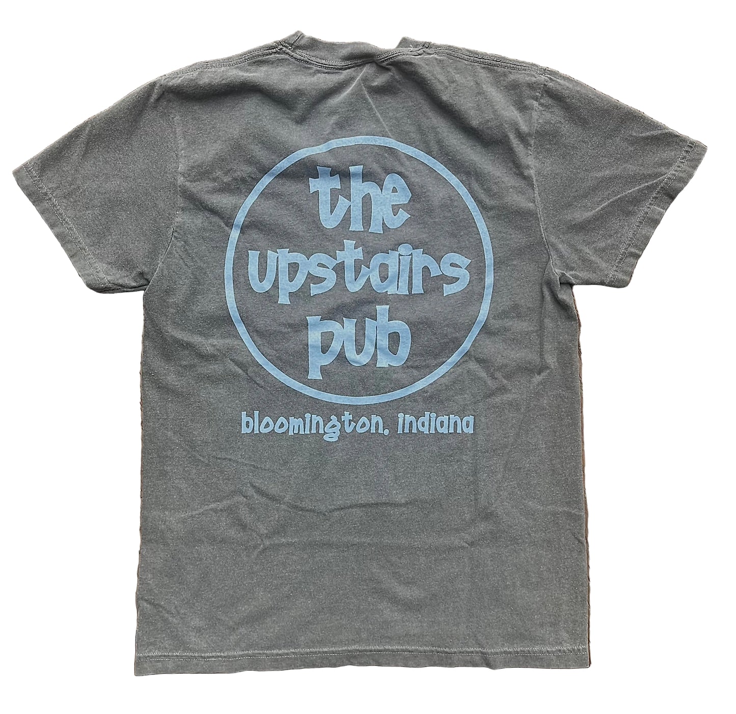 Upstairs Pub Logo - Grey