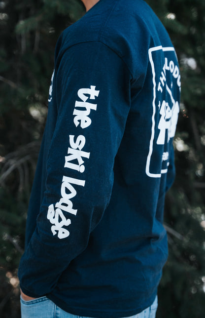 Ski Lodge Long Sleeve - Blue