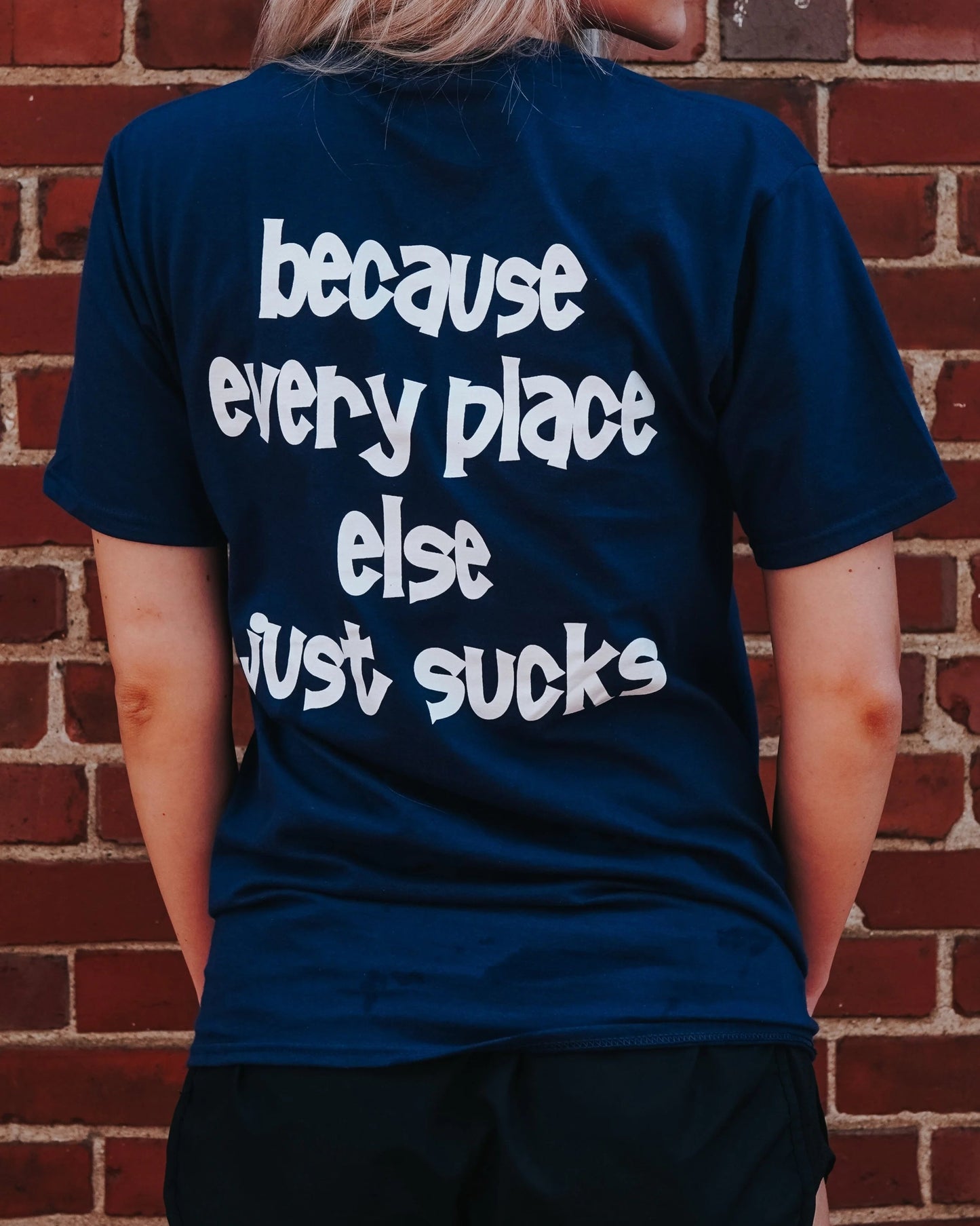 Upstairs Pub Logo - Navy