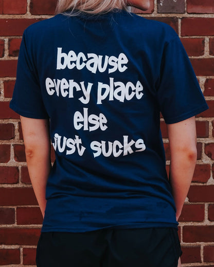 Upstairs Pub Logo - Navy